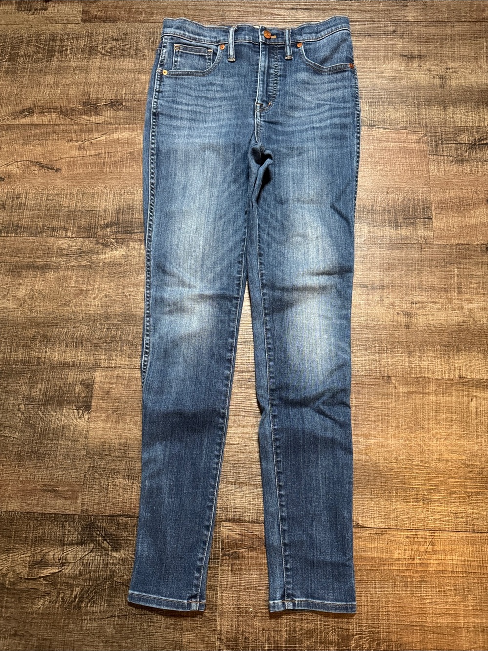 Madewell Women's Skinny Jeans in Medium Blue Wash
